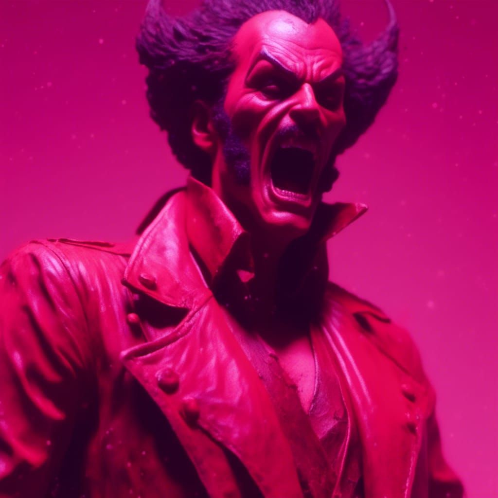 Hyperdetailed Macabre 3D Render of Mr. Satan