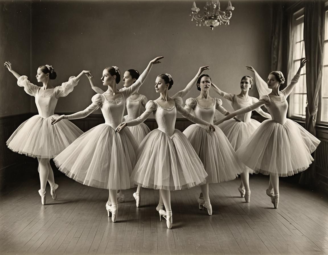 Ethereal Bolshevik Ballet Dancers in Tulle
