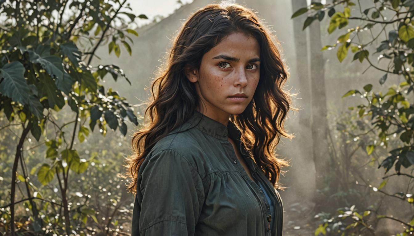 Striking Portrait in Light and Shadow, Professional Photogra...