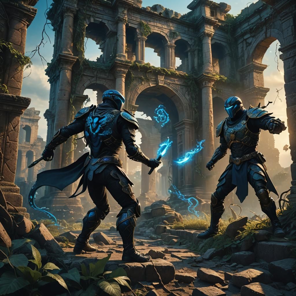 Mystical Snake Eyes Duel in Ancient Ruins