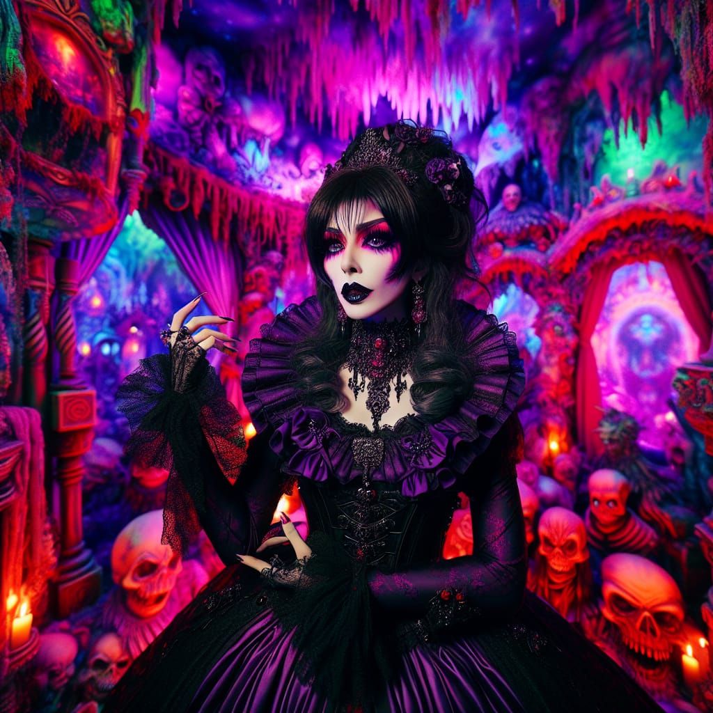 Malice in Wonderland in Goth Style