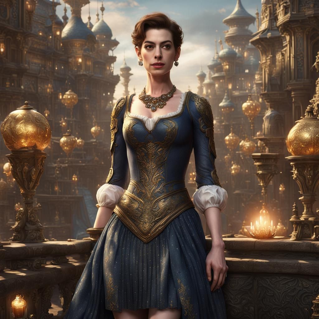 Fantasy Art: Woman in Micro Mini Skirt