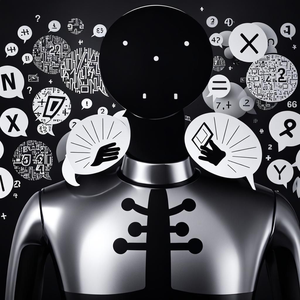 Stick Figure with Math Chat Bubble