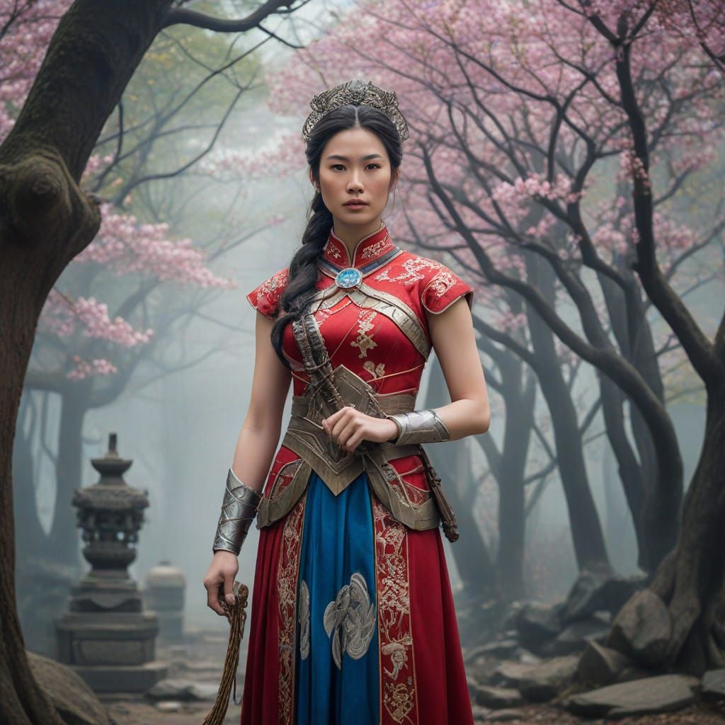 Chinese Heroine Empowered by Wonder