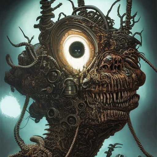 Sinister Sci-Fi Horror Art