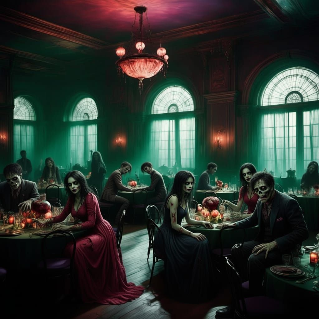 Zombie Prom Reunion Cinematic Film Still