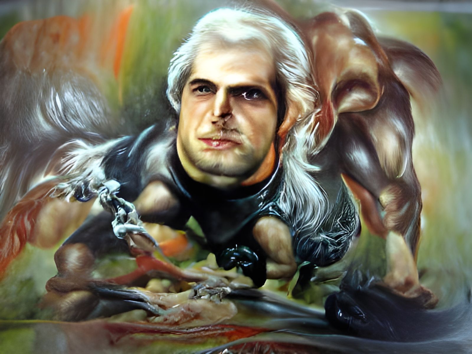 Heroic Figure in Boris Vallejo Style