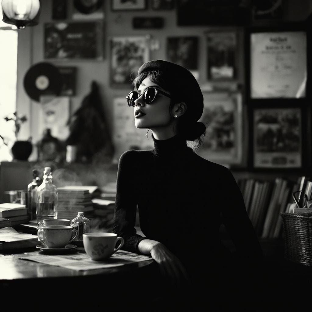 Beatnik fashion from the 1960s