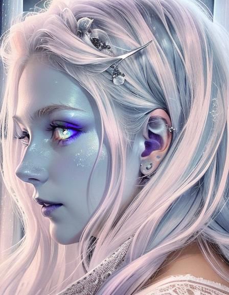 Demon Lich Wakes in Snowy Bedroom: Photorealistic Film Still