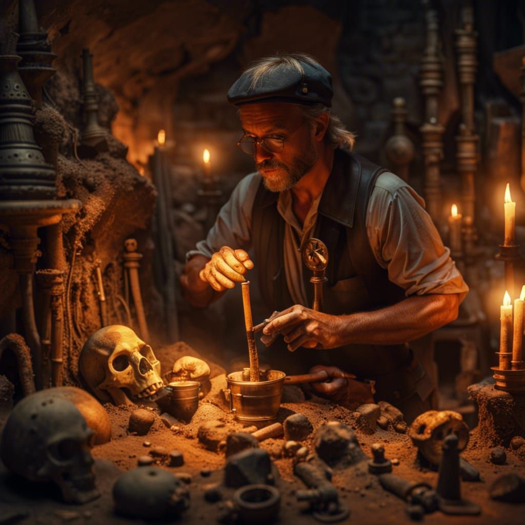 Archeologist Unearths Ancient Tomb with Steampunk Elements