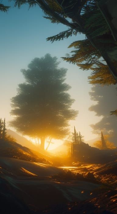 Fading Figure in Ukiyo-e Art Deco Style