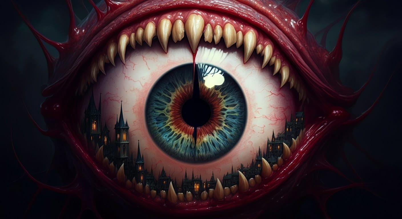Surreal Dark Fantasy Eyeball Reveals Twisted, Gothic Nightma...