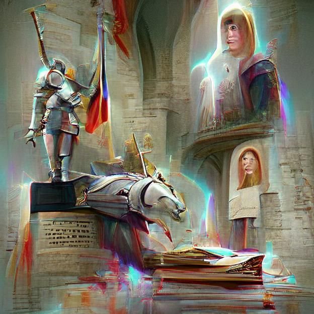 Joan of Arc Portrait on Artstation