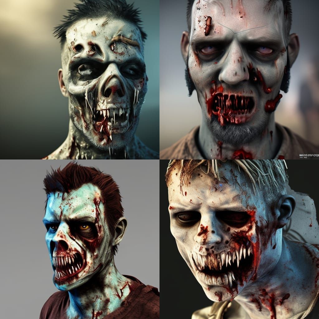 Zombie Apocalypse Survivor Portrait in Unreal Engine 5