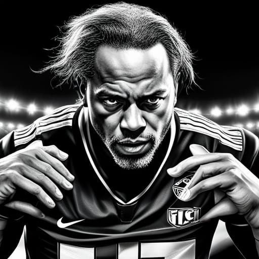 Sports Fan Art intricate details, HDR, beautifully shot, hyp...
