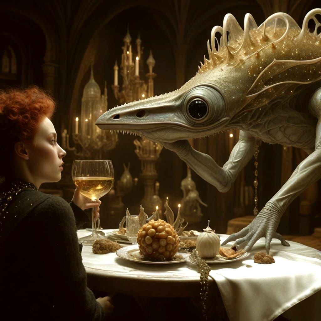 "You've been staring at my wine for 10 minutes... Would you ...