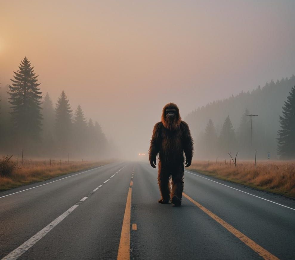Baby Sasquatch Sighting on Swampland Road
