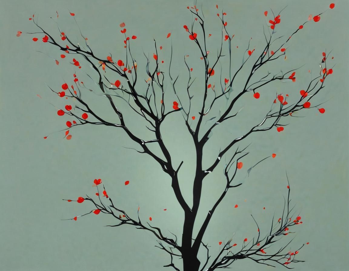 Abstract Expressionist Composition