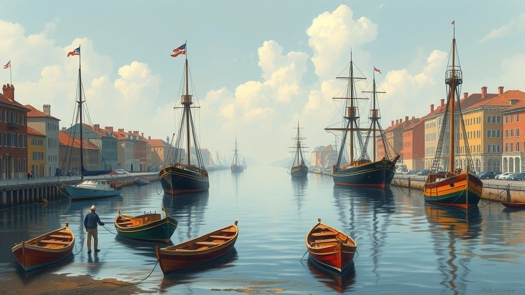 The Old Port is full of Boats and Ships