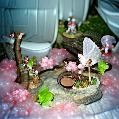 Secret Cherry Blossom Fairy Garden