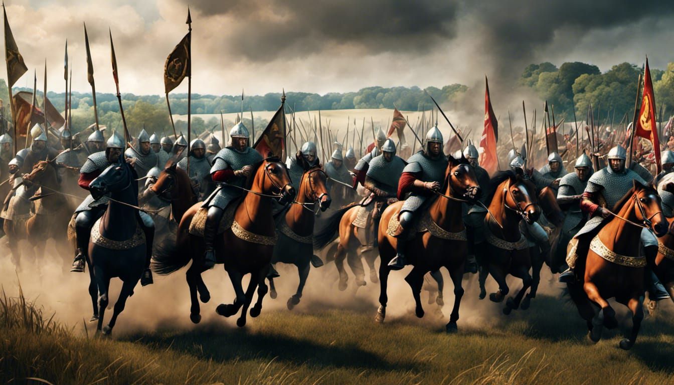 The Battle of Hastings 1066, 14 Oct 9am, Senlac Hill, Battle...