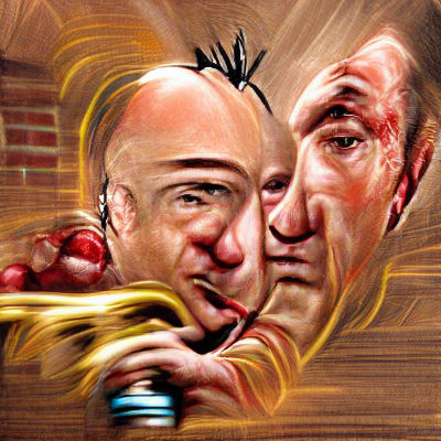 Tony Soprano Beats Jeff Bezos in Bizarre Showdown