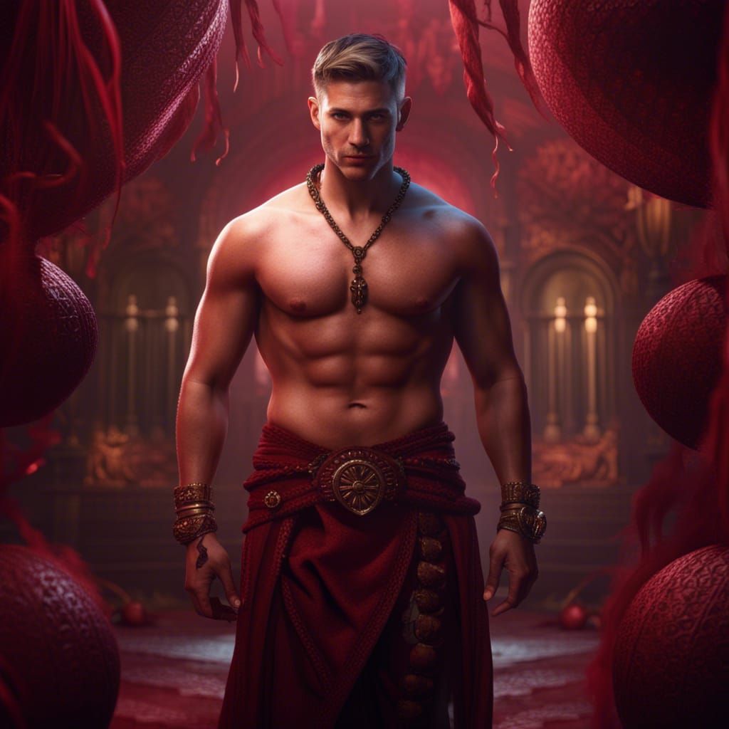 Maroon Personified: A Fantasy Concept Art