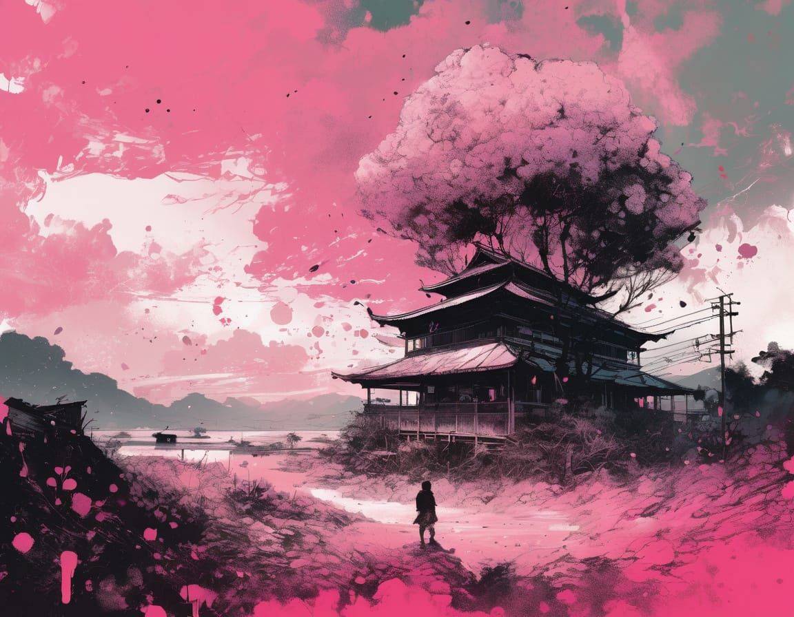 Vibrant Morning Sky in Ethereal Light