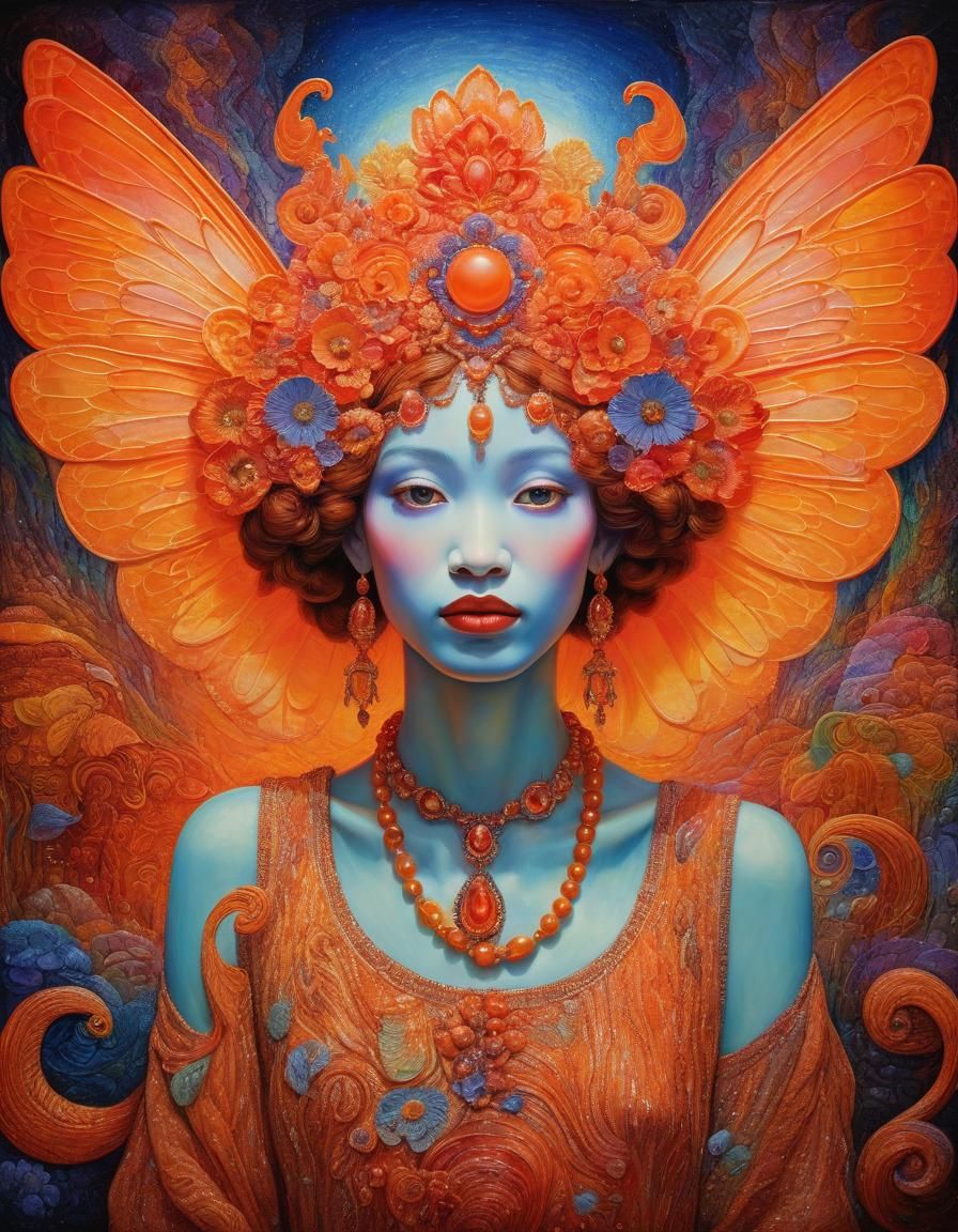 Ethereal Portrait of Hazelpearl Jane Jay in Fauvism Style