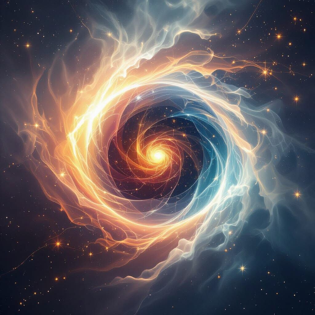 Cosmic Vortex of Celestial Energy