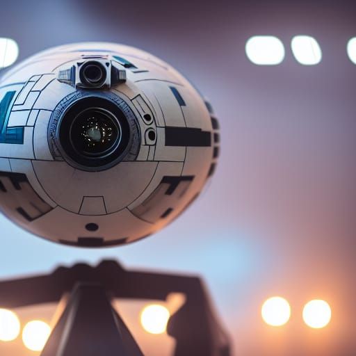 Star Wars Spaceship in Professional Photography Style
