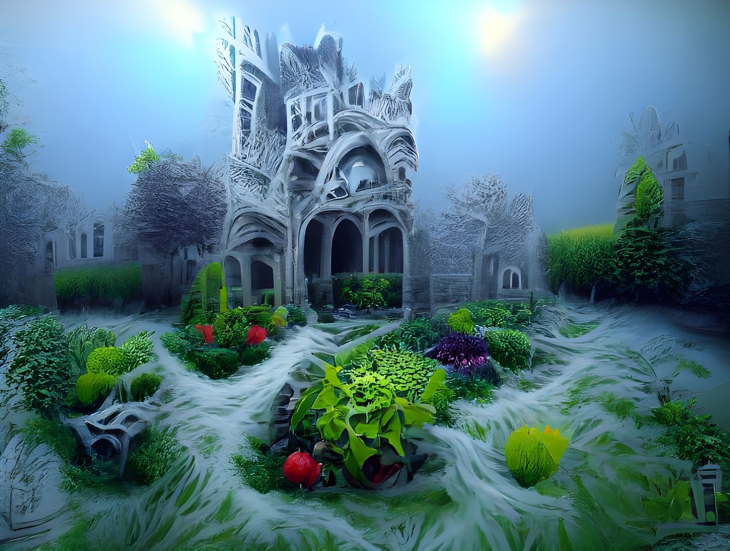 Haunted gardens of PalaTier monastery