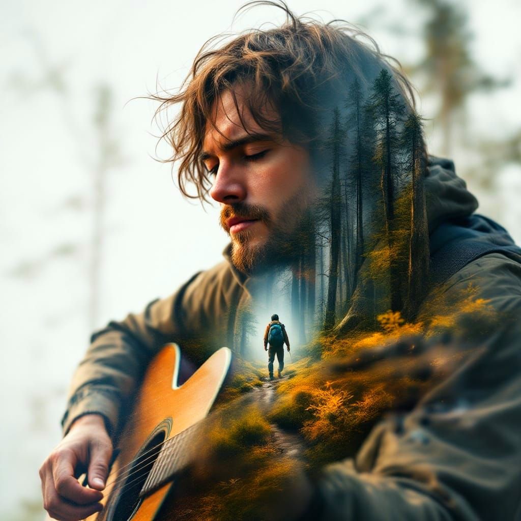 Double Exposure Masterpiece: Music and the Great Outdoors