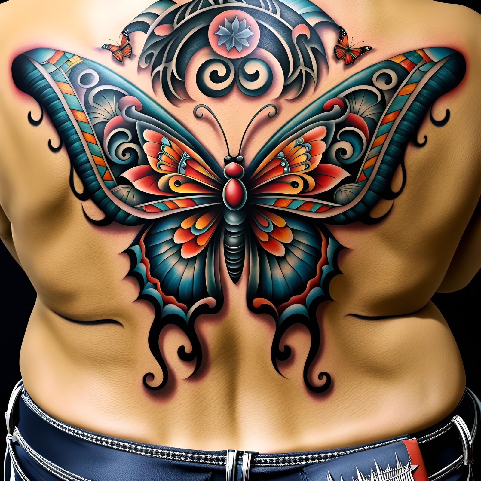 Intense and well-designed chicano art tattoo
