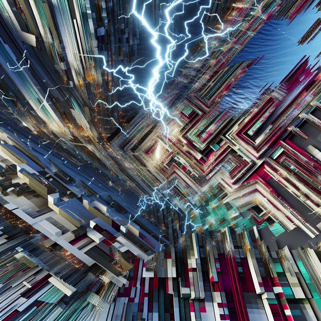 Glitch Surrealism: Synthetics of Random Morphotic Disorder