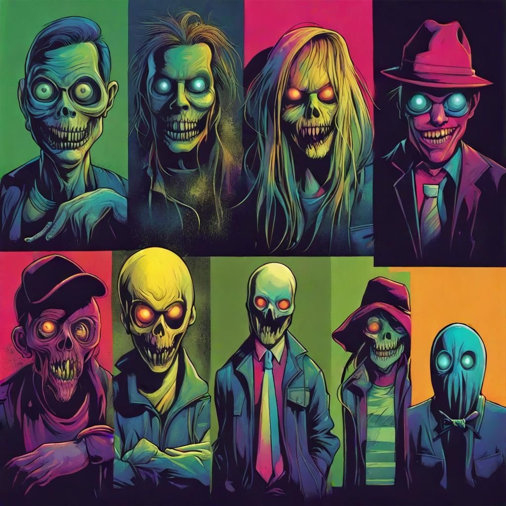 Creepy Urban Legends in Horror Book Cover Style