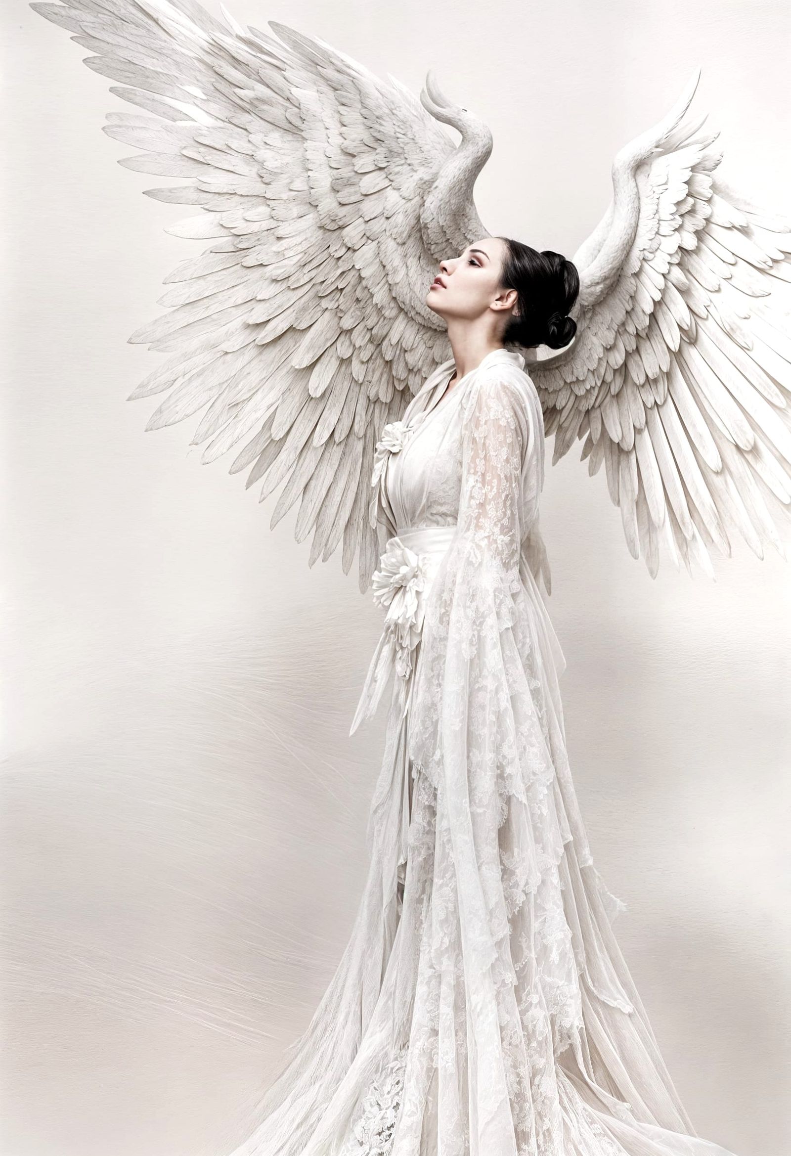 a descended angel: by choice.