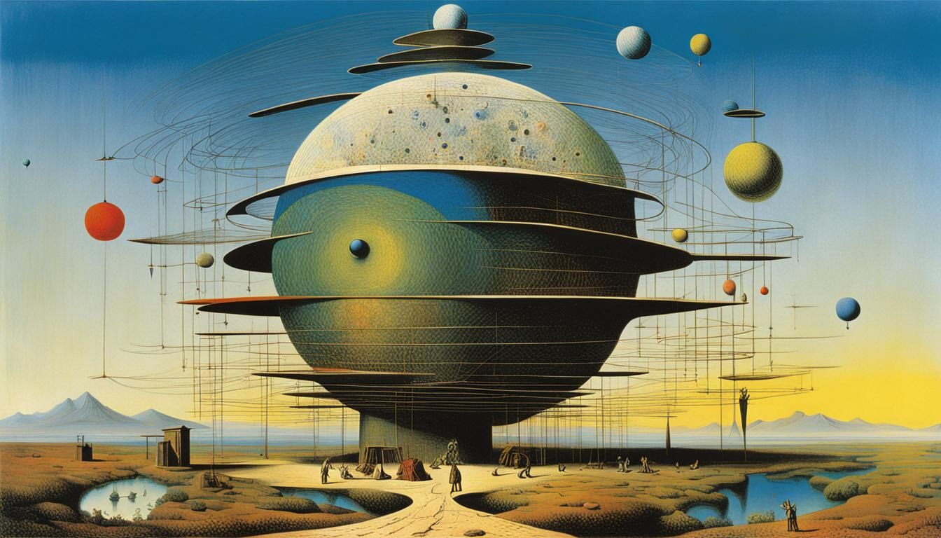 Electric Dreams: A Chromatic, Surreal Reality