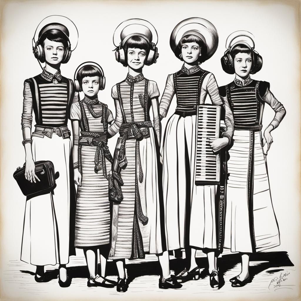 Surreal East Berlin Scene with Semiotic Elements