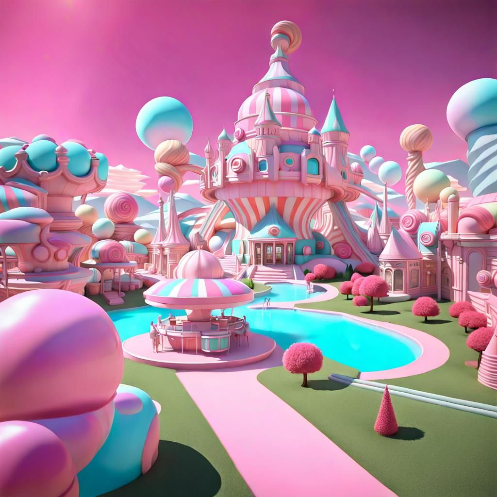 cotton candy chibi land