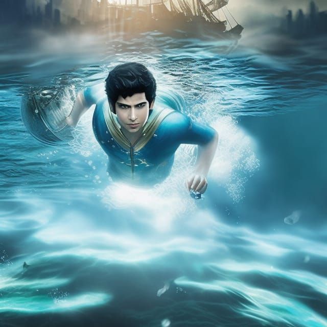 Ethereal Underwater Percy Jackson Fantasy Art