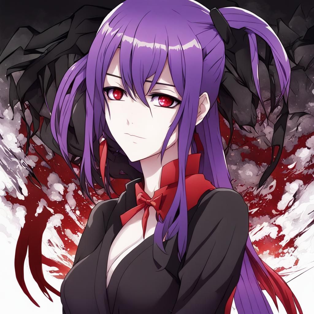 Anime Scorpio Girl in Manga Style