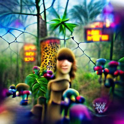 AI Generated Jungle Scene