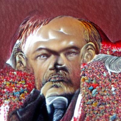 Realistic Portrait of Vladimir Lenin