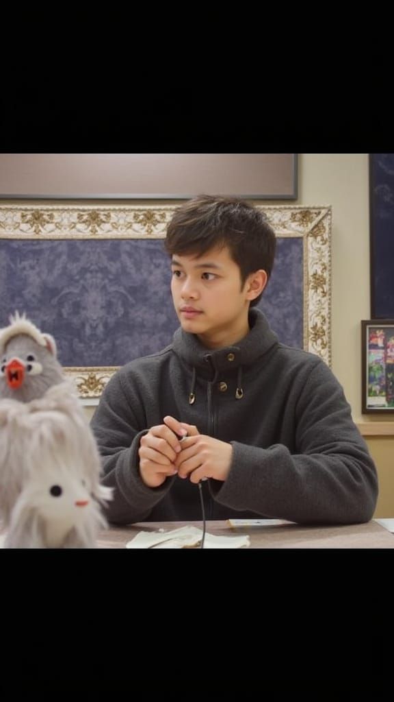 Whimsical Ghibli-Inspired Fantasy Scene