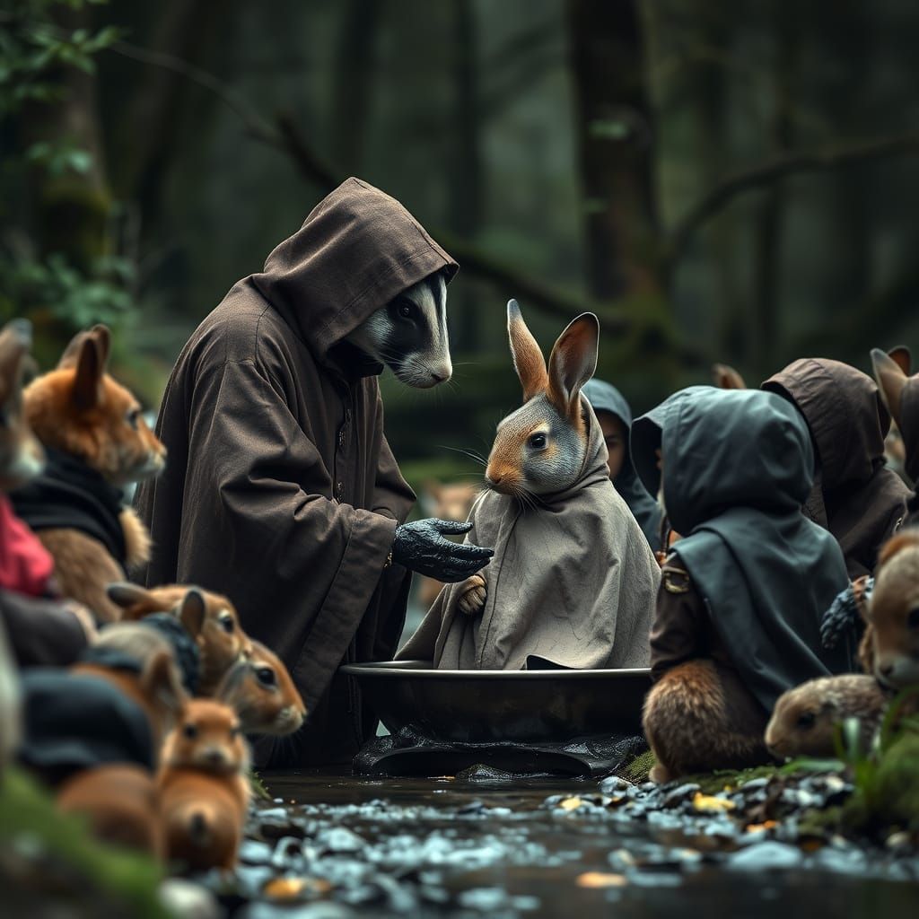 Ancient Woodland Ritual in British Wilderness