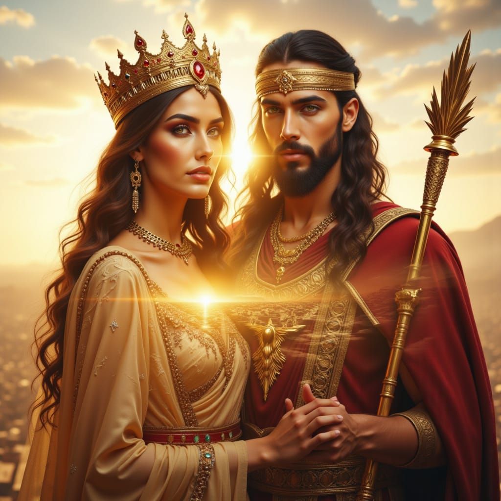 Queen Esther and King Xerxes