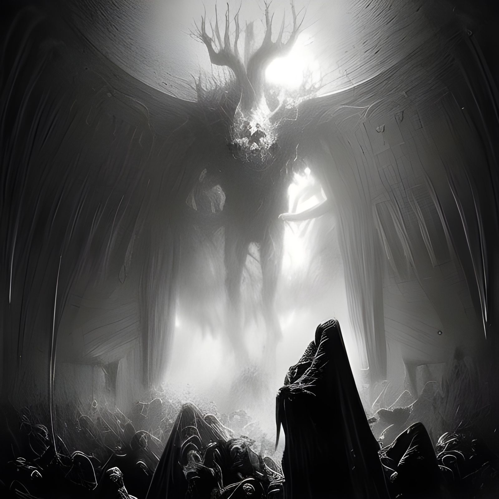 Fearsome Creature Consumed by Rage and Bloodlust