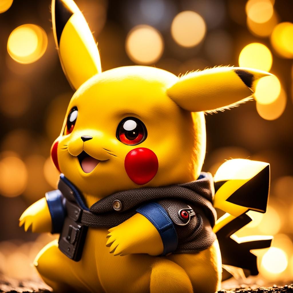 Pikachu: Professional Photography with Bokeh