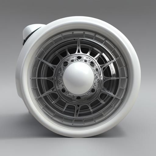 Futuristic Racing Dodge D100 Truck with Bronze Spoiler